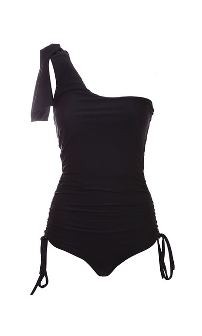 One-shoulder microfiber